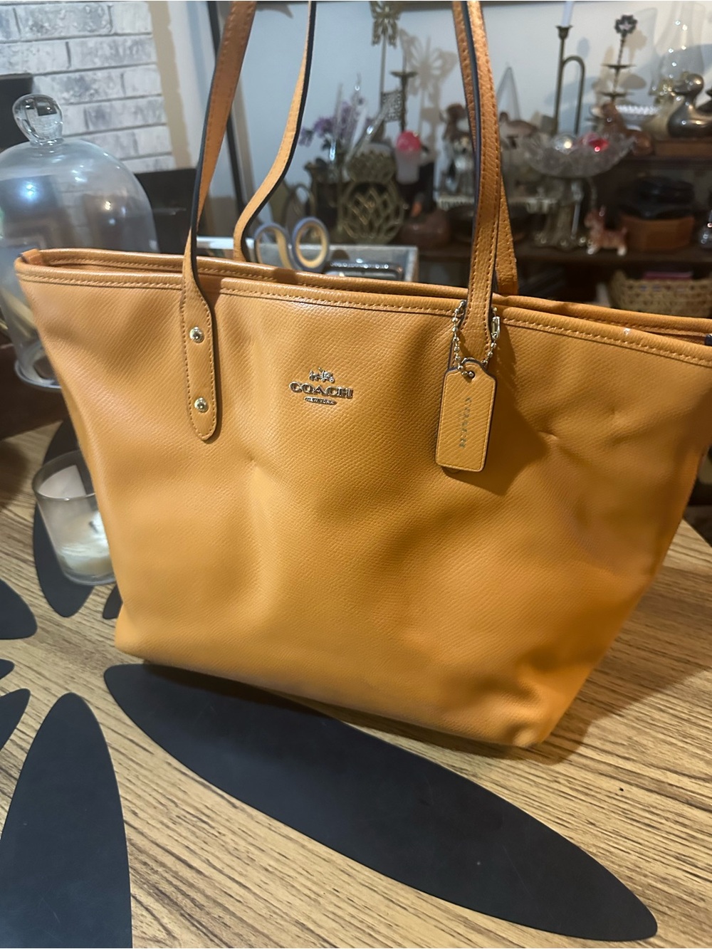 Coach  Leather Tote Bag - with hangtag